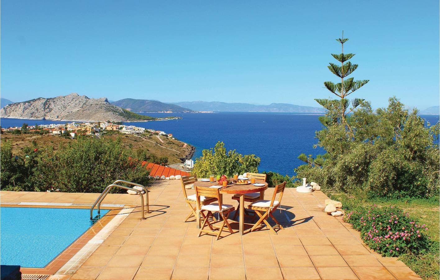 Foto 11 von 32: Apartment am Strand mit Pool, WLAN und Parkplatz – 2 km vom Strand Kleidi entfernt