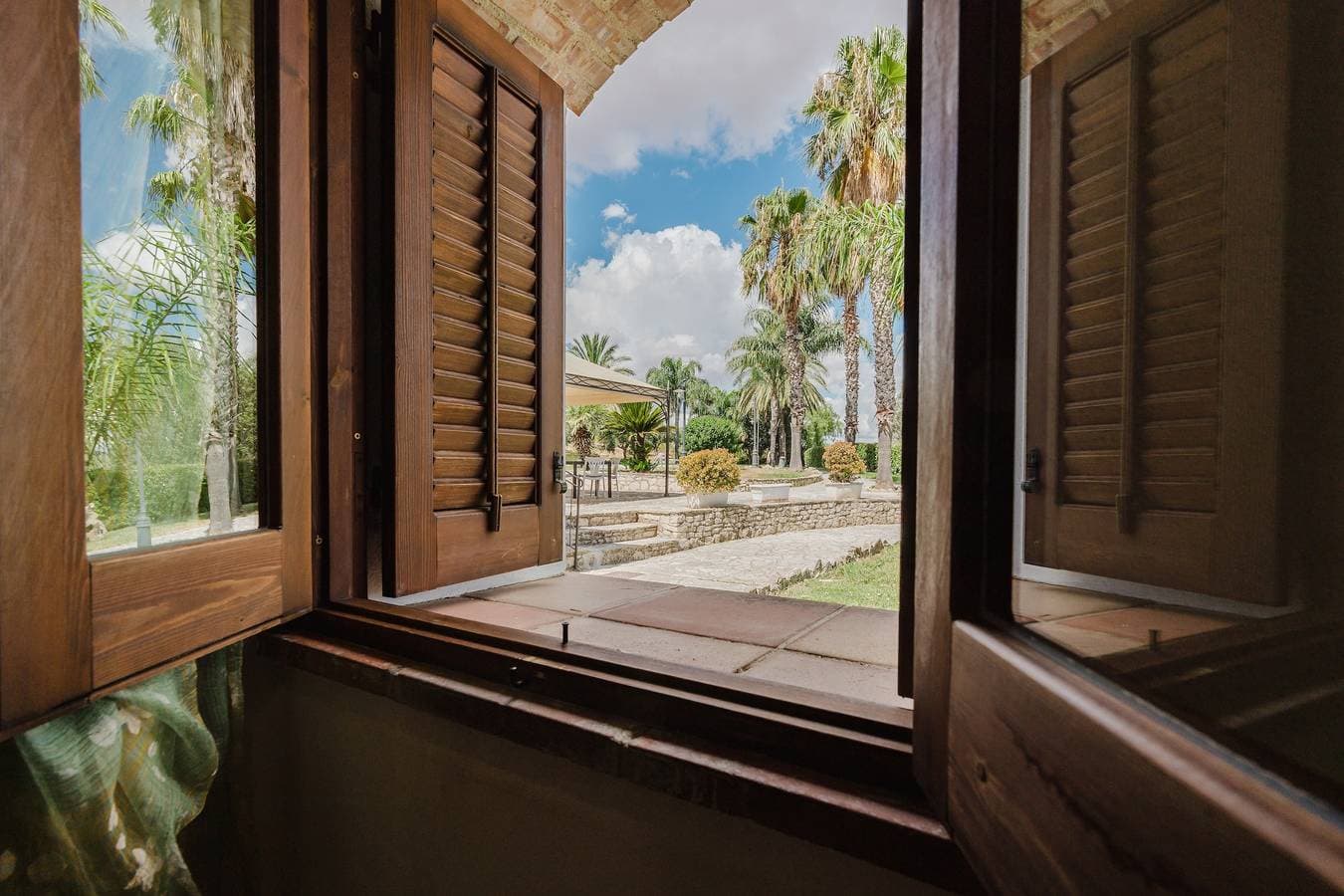 Foto 5 von 29: Agriturismo Ponte Calatrasi Zimmer 'Relax 13' mit Gemeinschaftspool, WLAN und Klimaanlage
