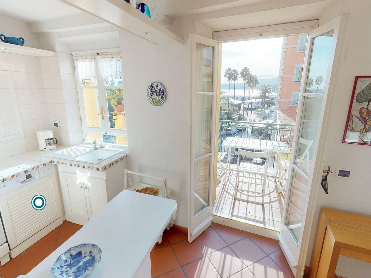 Foto 8 von 19: Schöne 2-Zi-Whg in Menton mit Meerblick und Terrasse