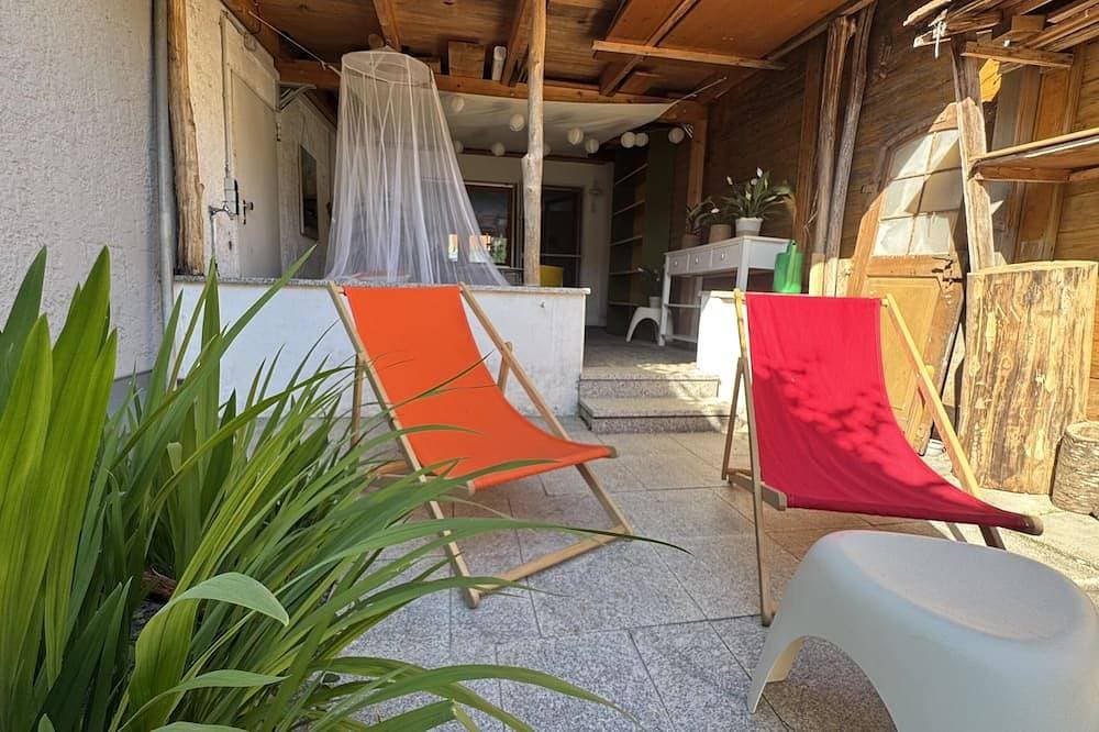 Foto 12 von 12: Apartment 'Klein Aber Fein' mit privater Terrasse, Gemeinschaftsgarten und WLAN