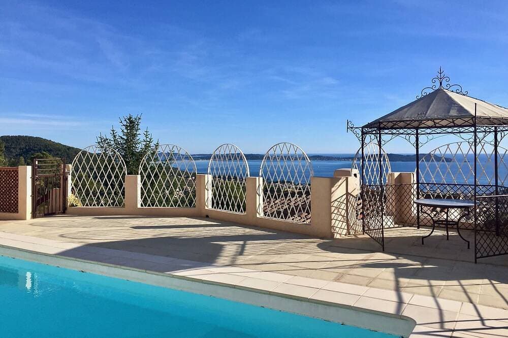 Villa *** 4p Meerblick 180 ° Carqueiranne Blick auf Porquerolle Pisc. Private 1