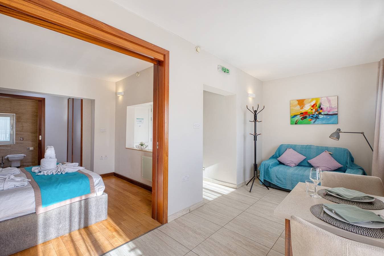 Foto 10 von 30: Ferienwohnung für 3 Personen mit Balkon