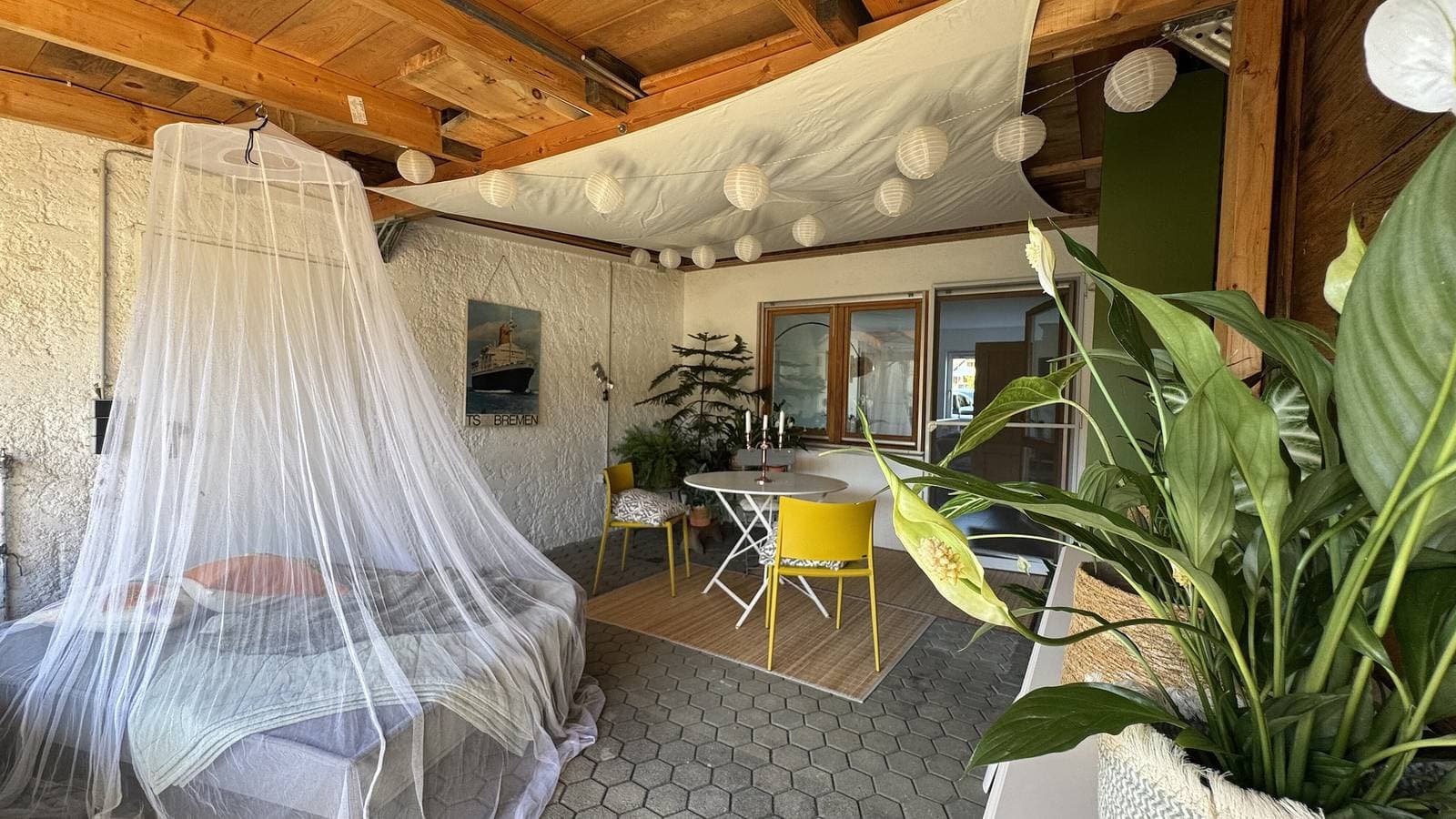 Foto 2 von 12: Apartment 'Klein Aber Fein' mit privater Terrasse, Gemeinschaftsgarten und WLAN