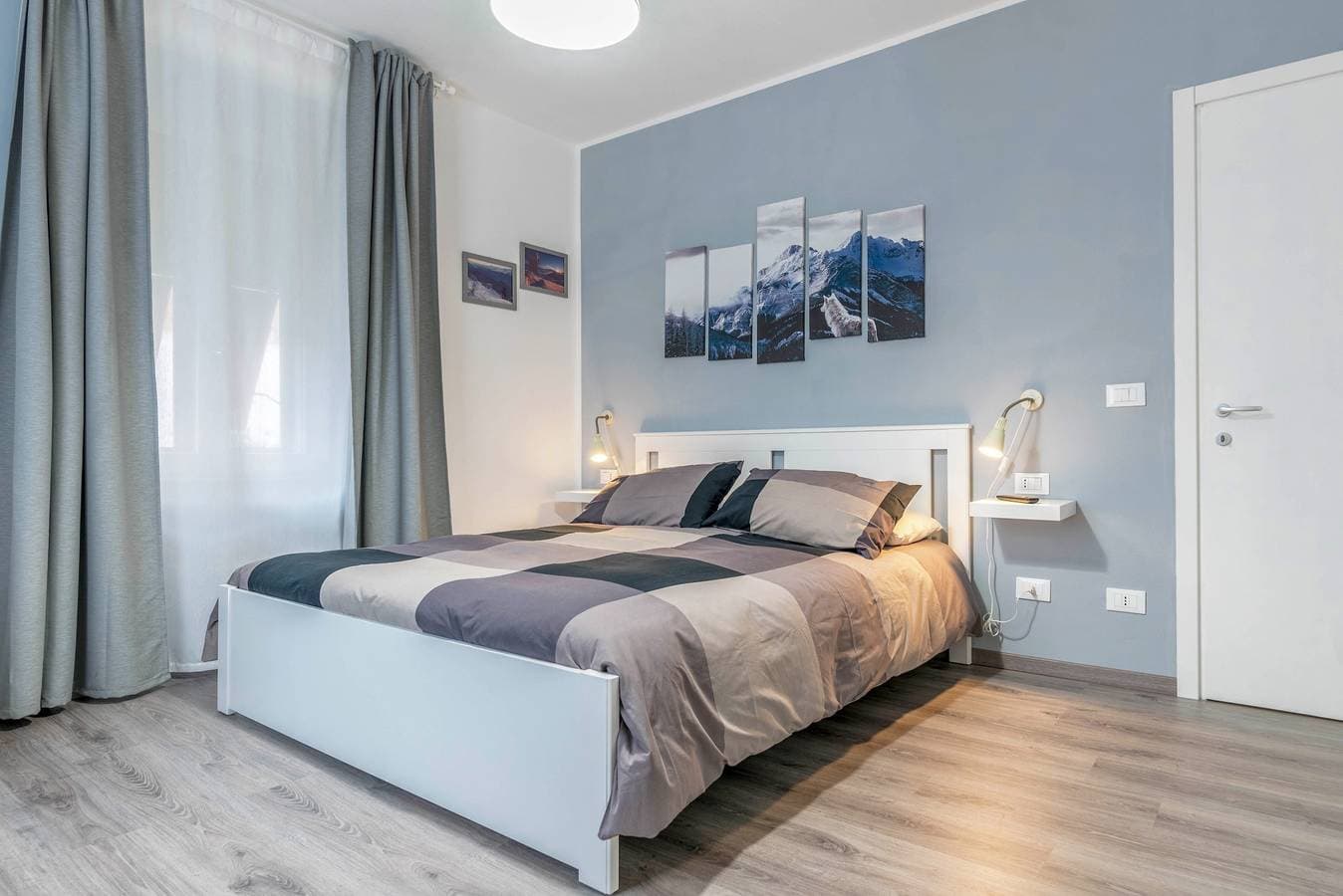 Foto 12 von 32: Kinderfreundliche Ferienwohnung "Le Quattro Stagioni" am See mit Bergblick