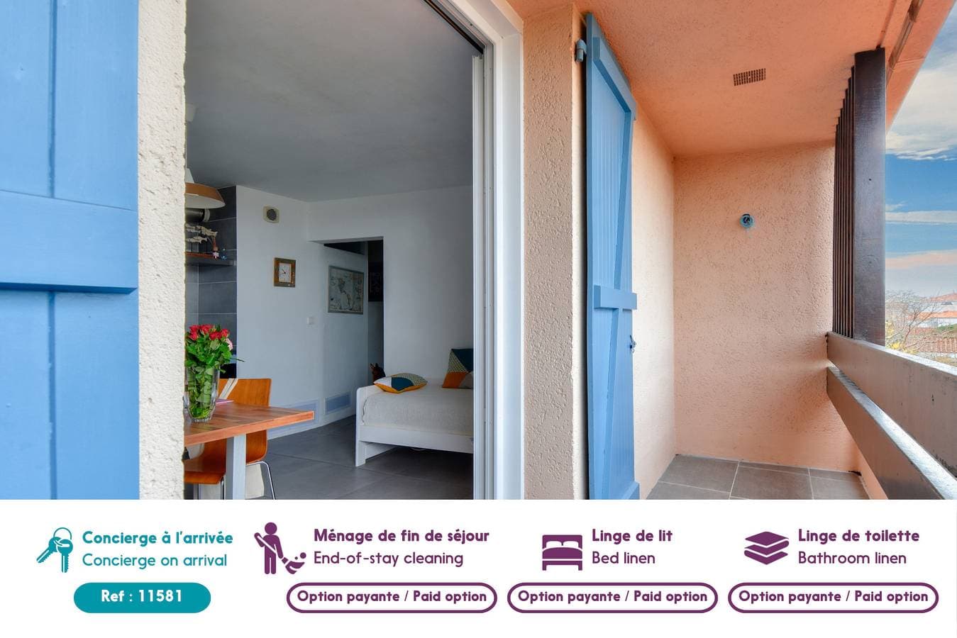 Foto 2 von 14: Ferienwohnung für 4 Personen mit Pool