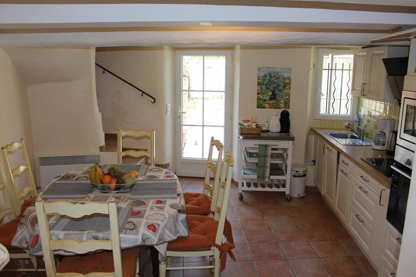 Foto 10 von 20: Ferienhaus 'Au Bon Accueil' mit Bergblick, privater Terrasse und WLAN