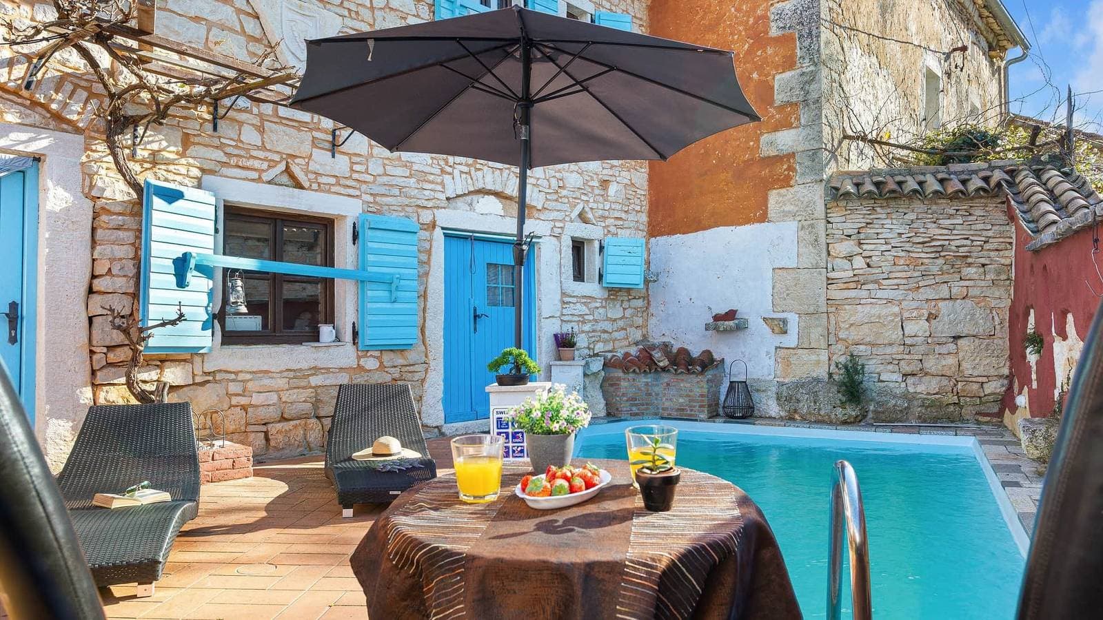Traditionelles istrisches Haus mit privatem Pool 1