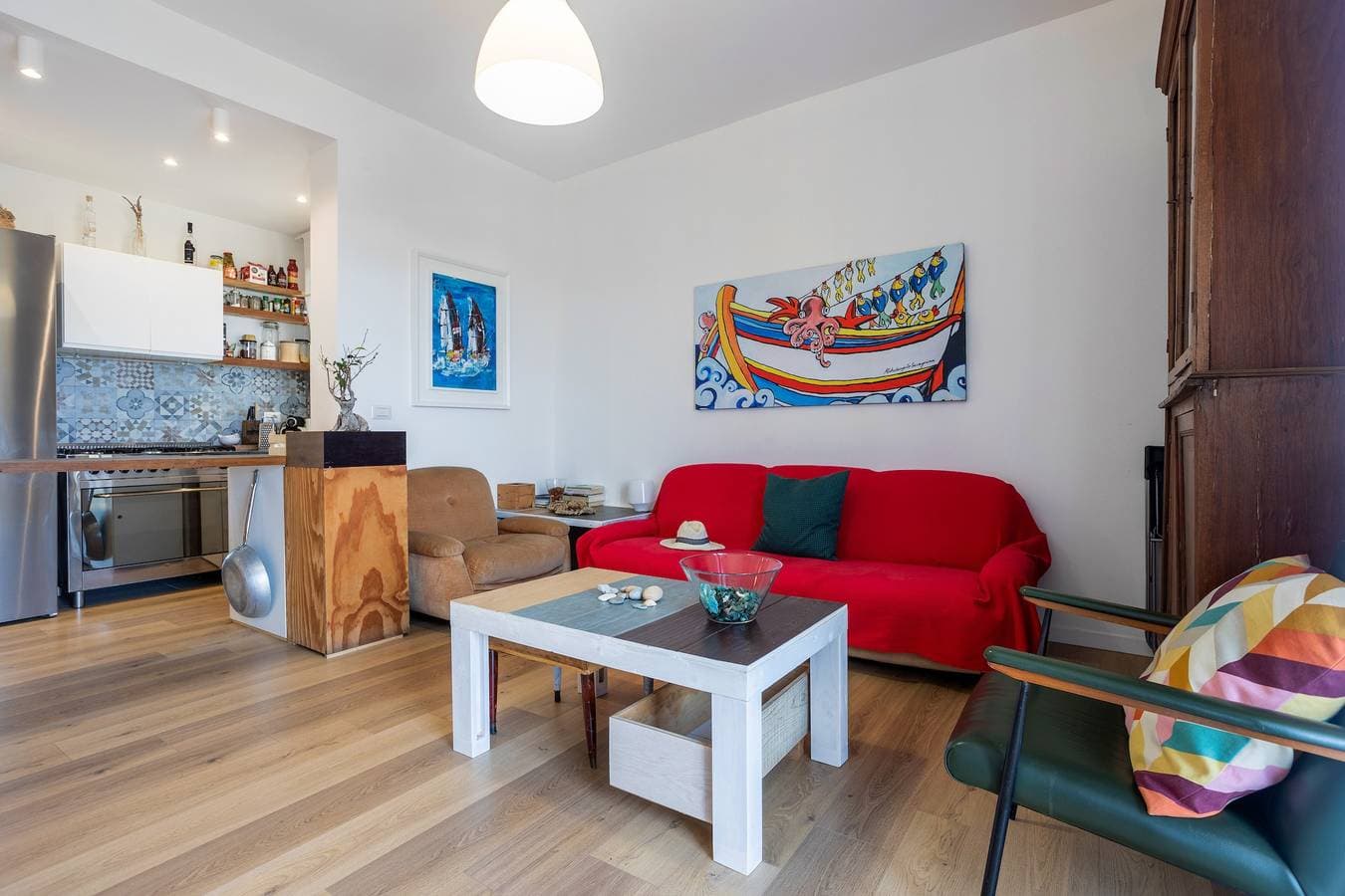 Foto 3 von 22: Ferienwohnung "Mit Blick auf das Meer" in Strandnähe mit 2 Balkonen und WLAN