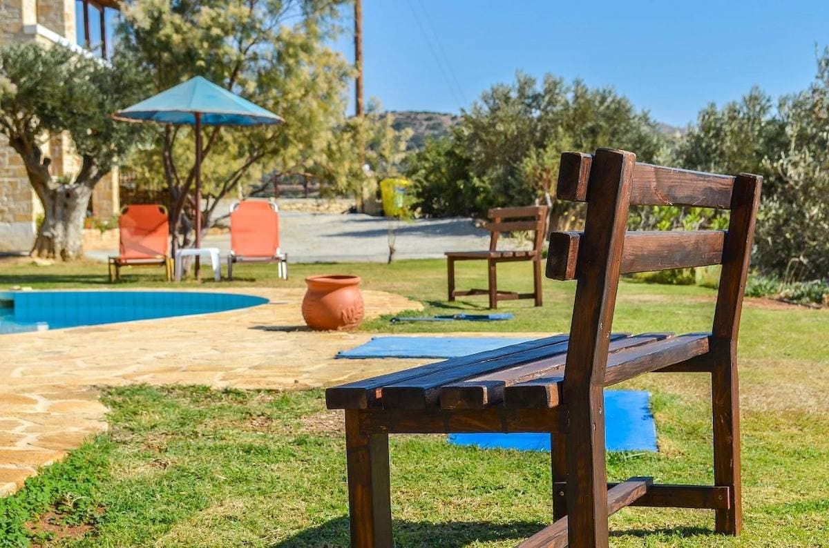 Foto 4 von 50: Ferienwohnung im Grünen mit Pool, großer Garten, Wifi | Triopetra, Kreta