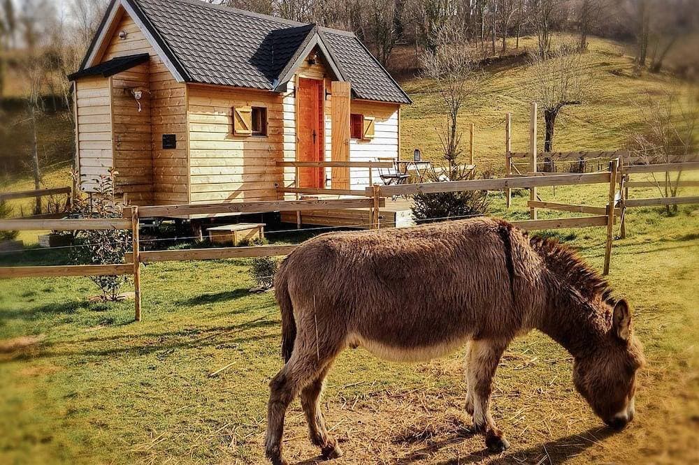 Foto 9 von 23: Kabine-Hütte-Ensuite mit Dusche-Bergblick