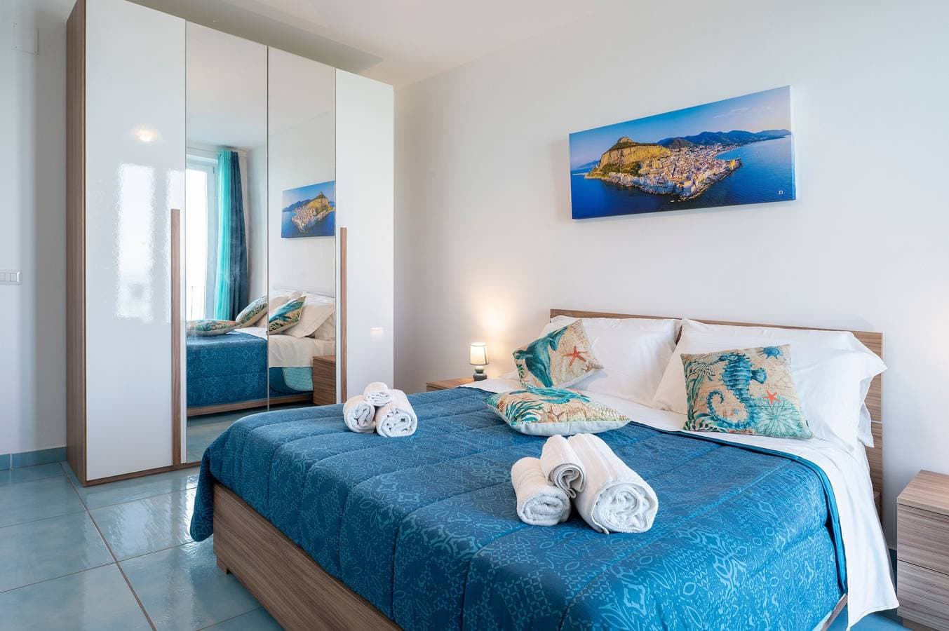 Foto 13 von 30: Ferienwohnung 'Scinniamare Con Vista' mit Meerblick, WLAN und Klimaanlage