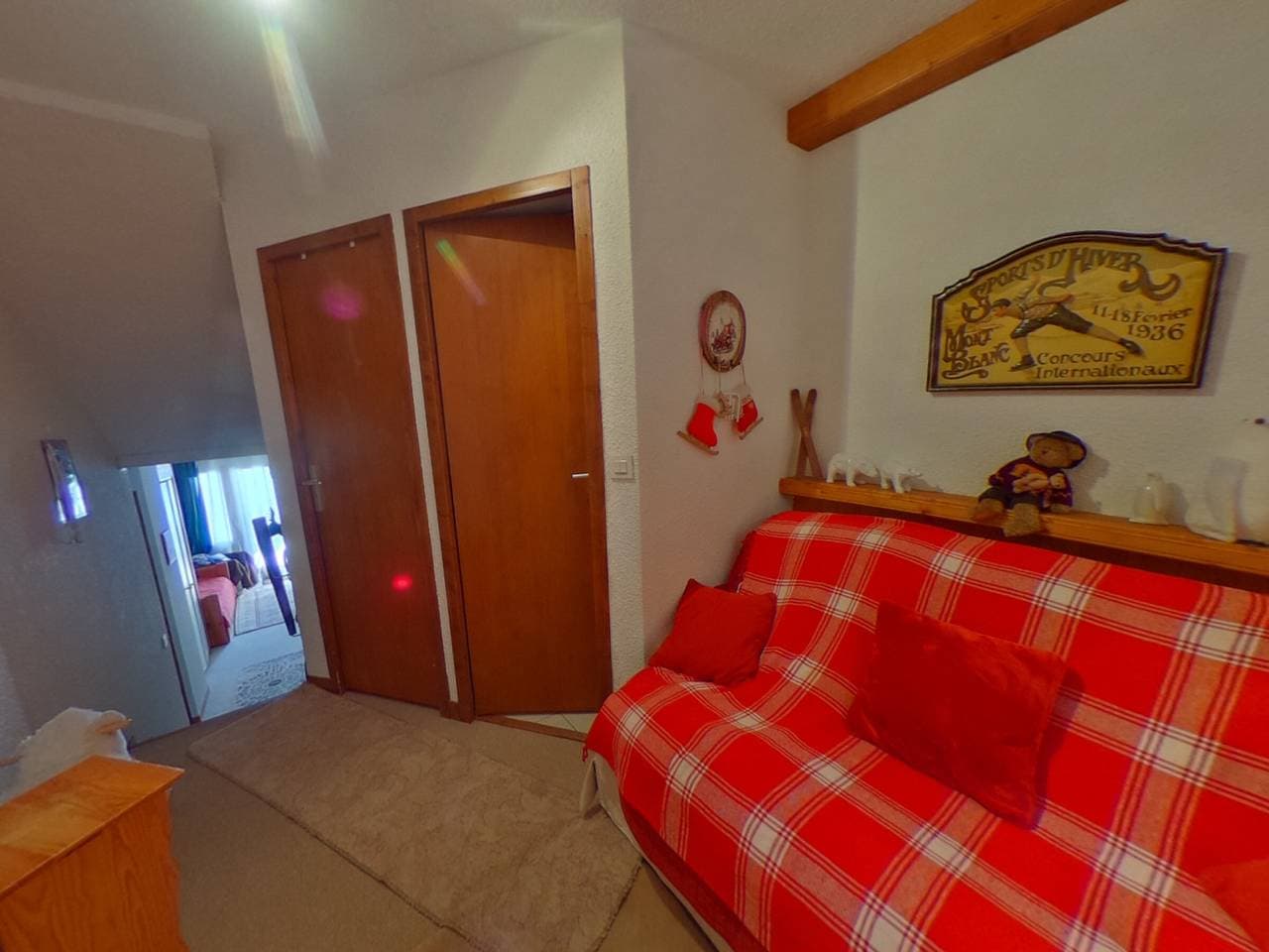 Foto 6 von 12: Ski-in Studio, Süd, Parkplatz, Haustiere Erlaubt