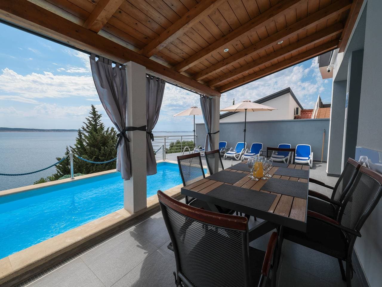 Foto 6 von 60: Luxusapartment mit beheiztem Pool in Starigrad