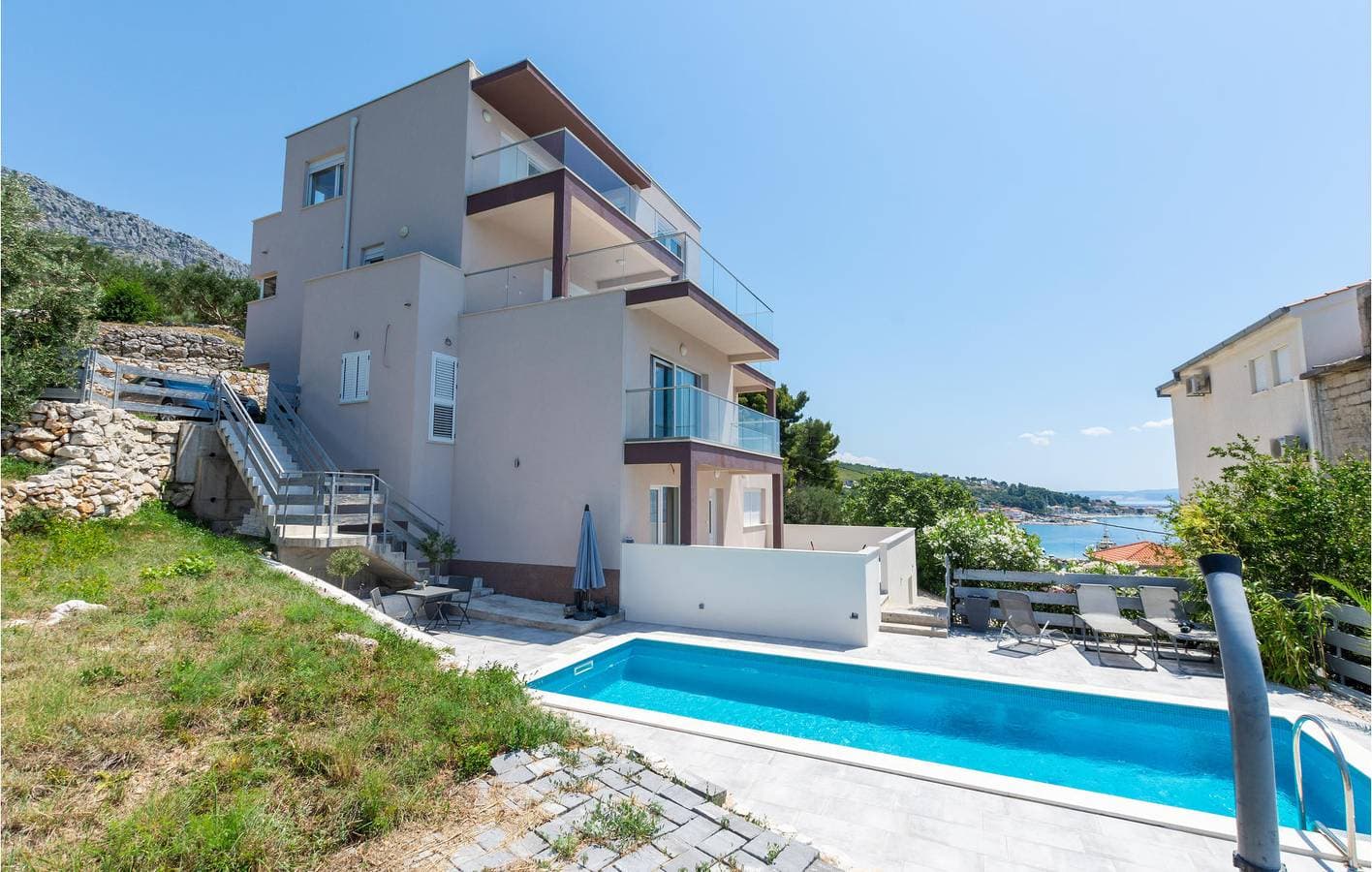 Foto 7 von 31: Gemütliche Ferienwohnung mit Pool, WLAN, Parkplatz und nur 1 km vom Strand entfernt