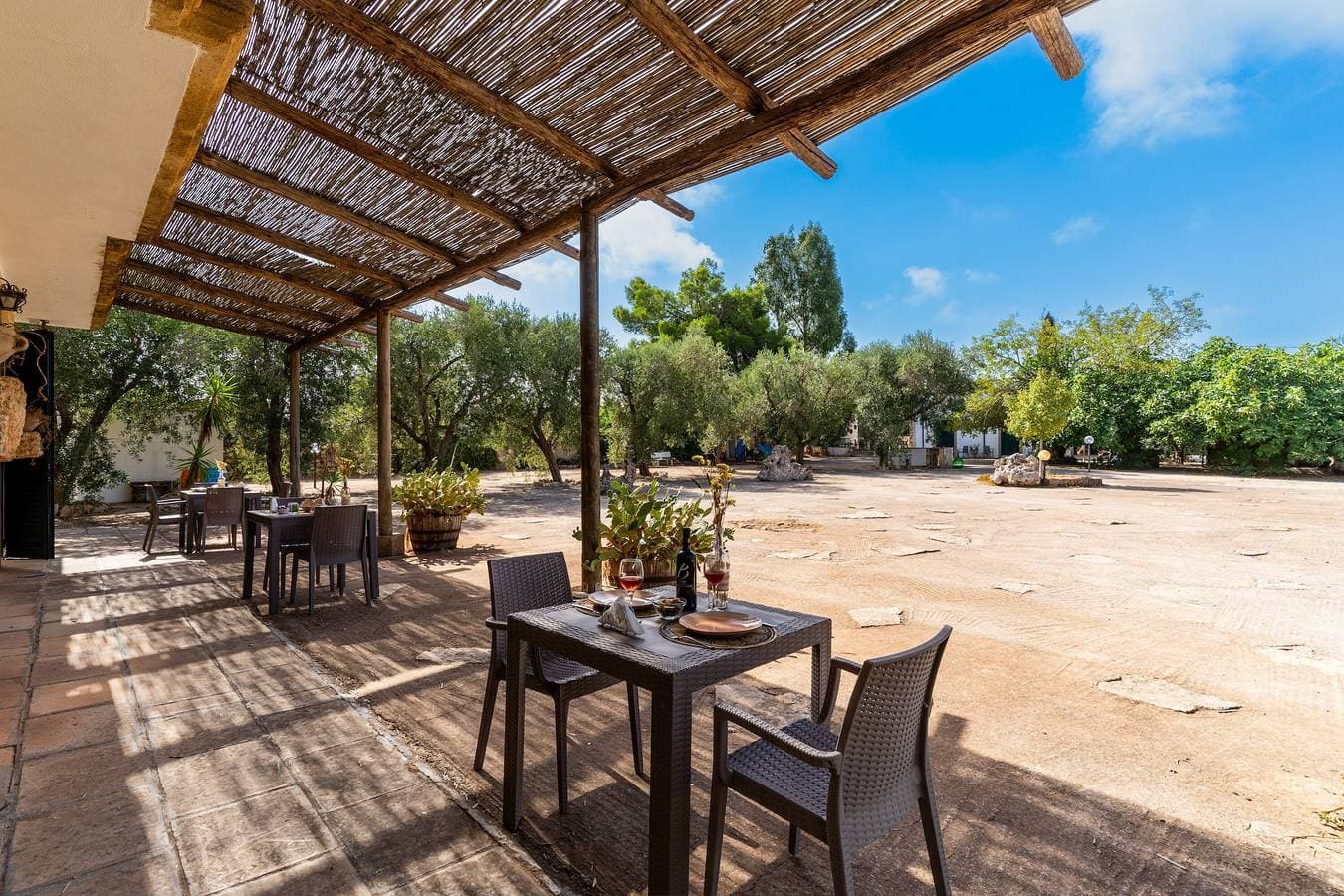 Foto 11 von 29: Ferienwohnung "Domus Mea Salento Arazzo Rosso" mit Gemeinschaftspool, Gemeinschaftsterrasse und WLAN