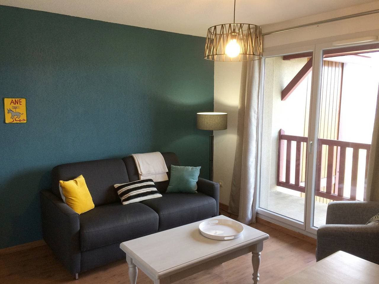Gemütliches T2-Apartment für 4 Personen, Balkon, unweit der Pisten, mit Garage und Wellnesszugang 1