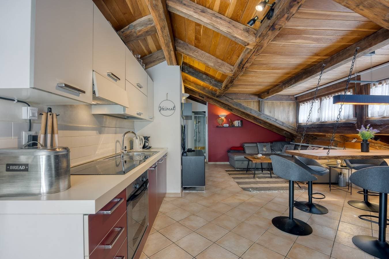 Foto 8 von 29: Apartment Sofia mit Dachterrasse und Meerblick in Gedici