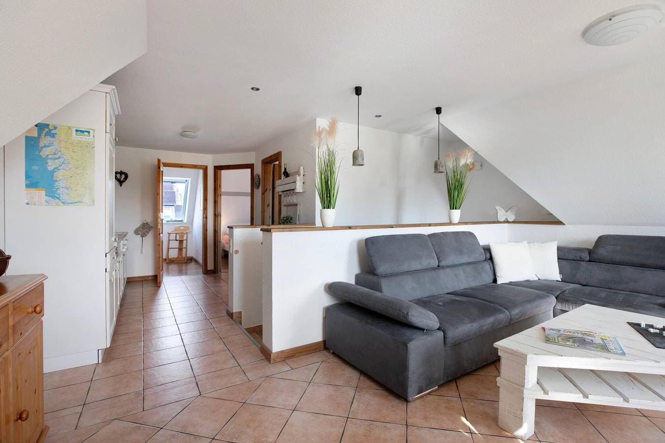 Foto 5 von 22: Ferienwohnung Seeluft Nordstrand mit privater Terrasse