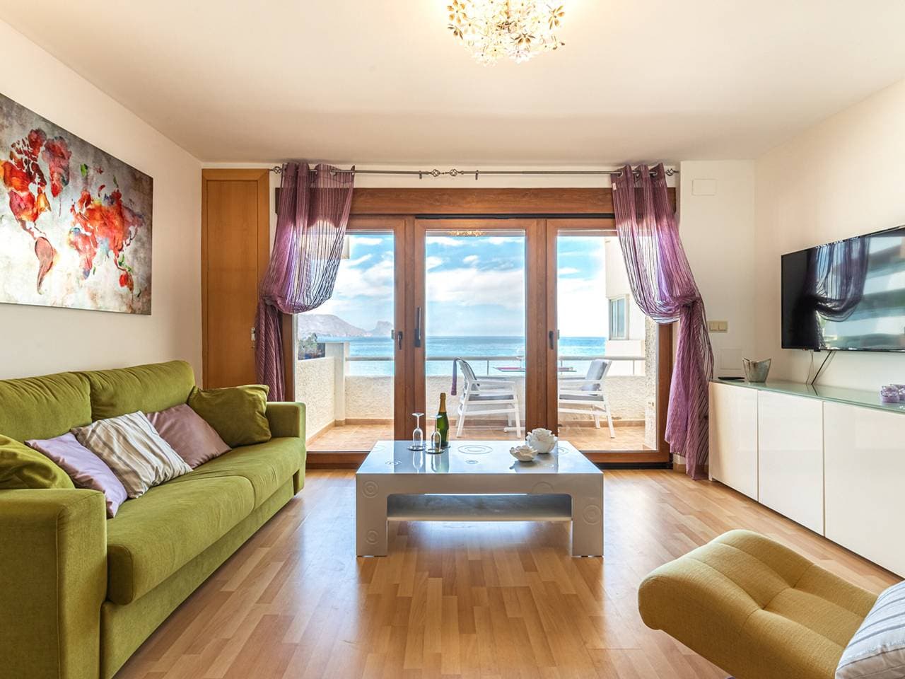 Foto 3 von 12: Gemütliche Wohnung in Altea mit Gemeinschaftspool