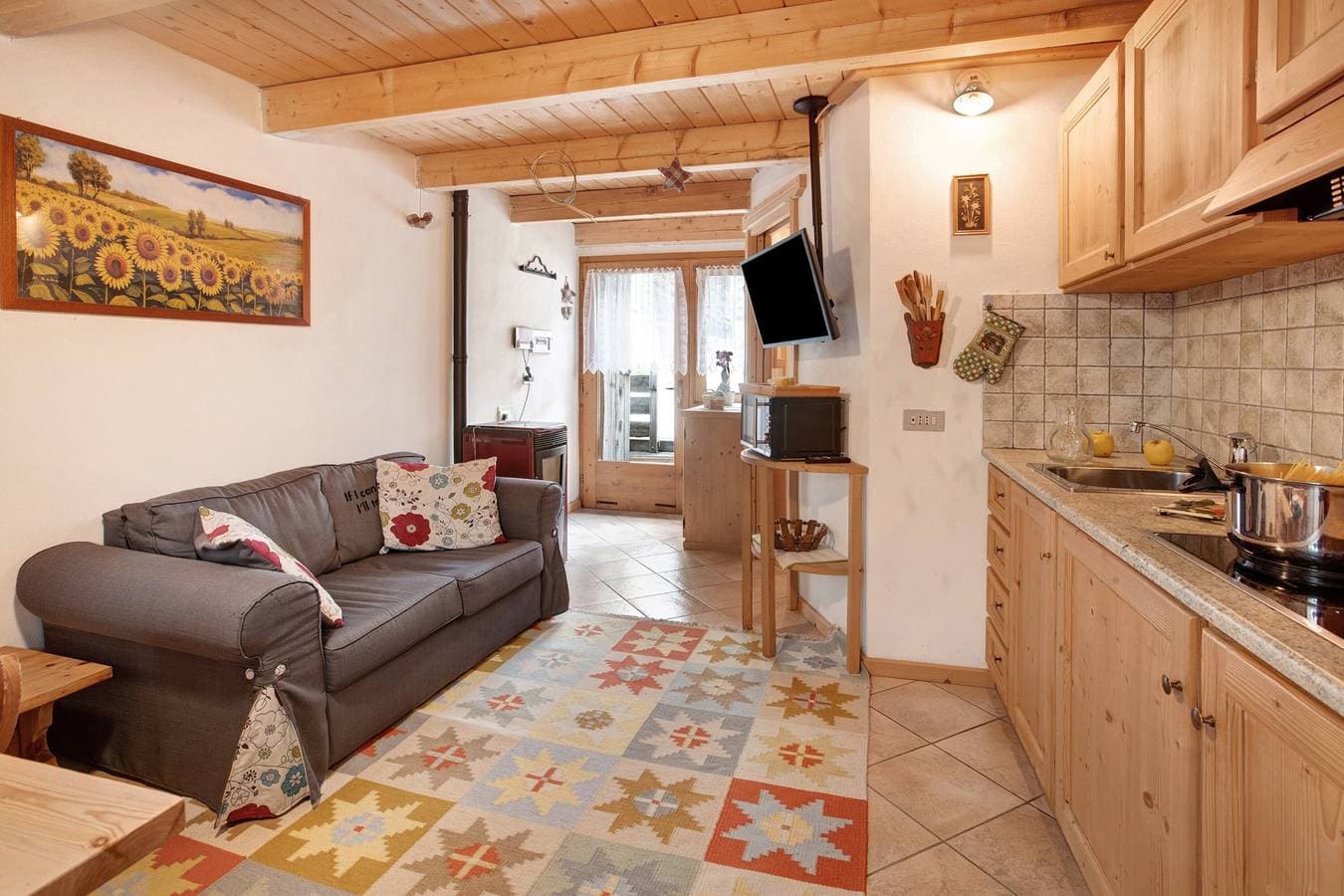 Foto 9 von 20: Ferienwohnung "Taulain Gotrosio" in der Nähe der Skipisten mit offener Terrasse und WLAN