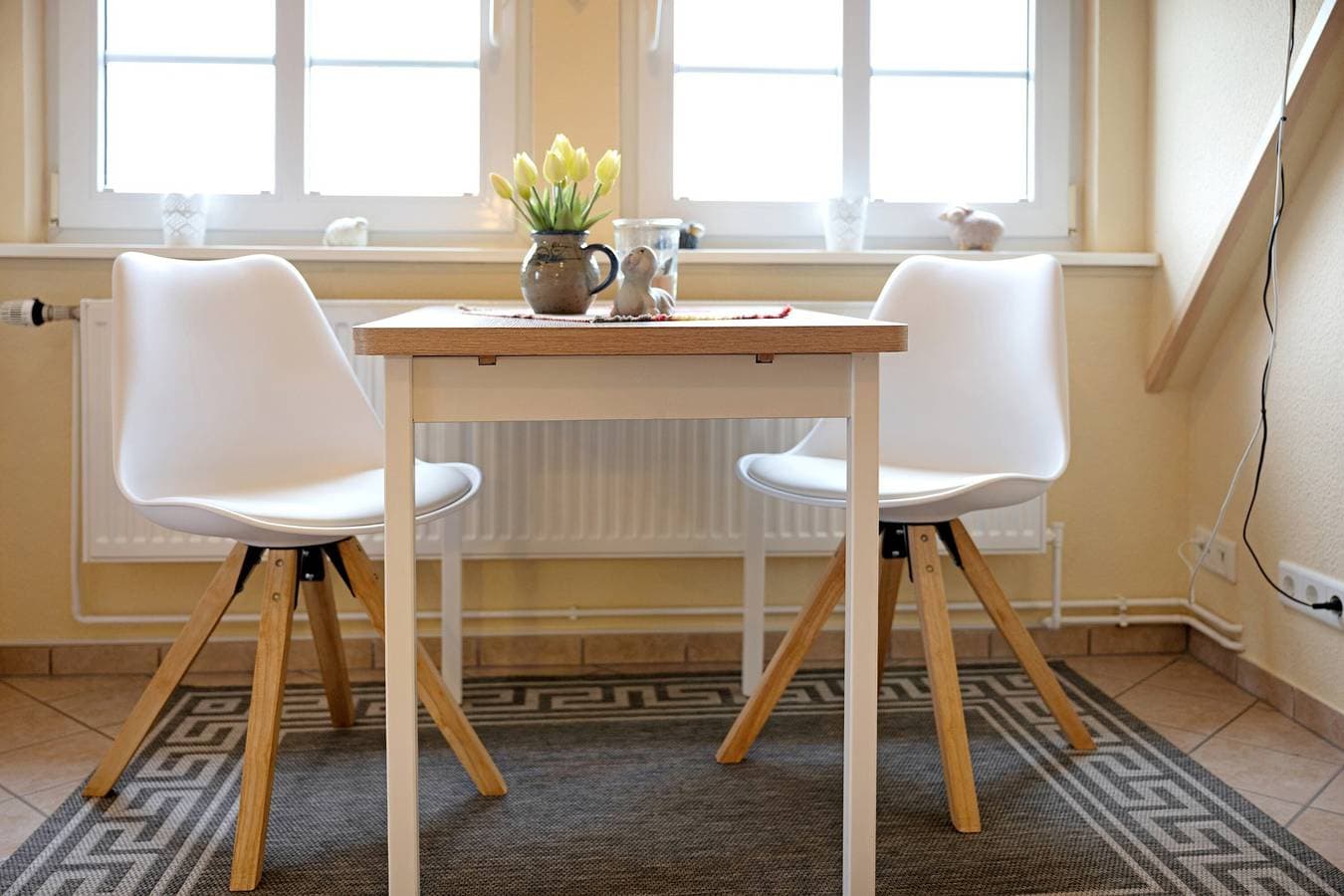 Foto 5 von 25: Ferienwohnung 'Ebbe Und Flut' mit Gemeinschaftsgarten und Balkon