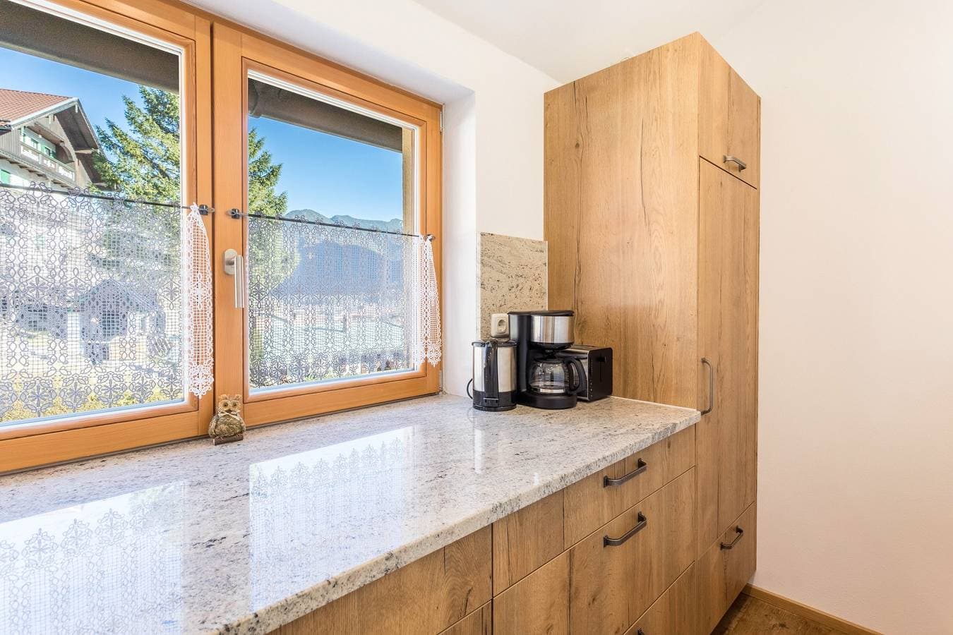 Foto 9 von 22: Ferienwohnung Rosenquarz in Skiliftnähe mit Bergblick, WLAN und Balkon
