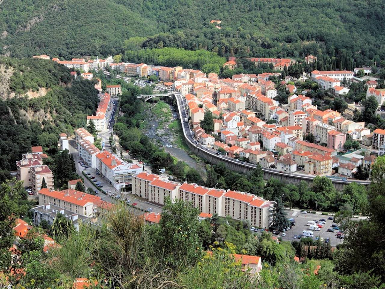 Foto 8 von 10: F2 Amélie-les-Bains, 4 Couchages, Balcon, Parking, Près des Thermes