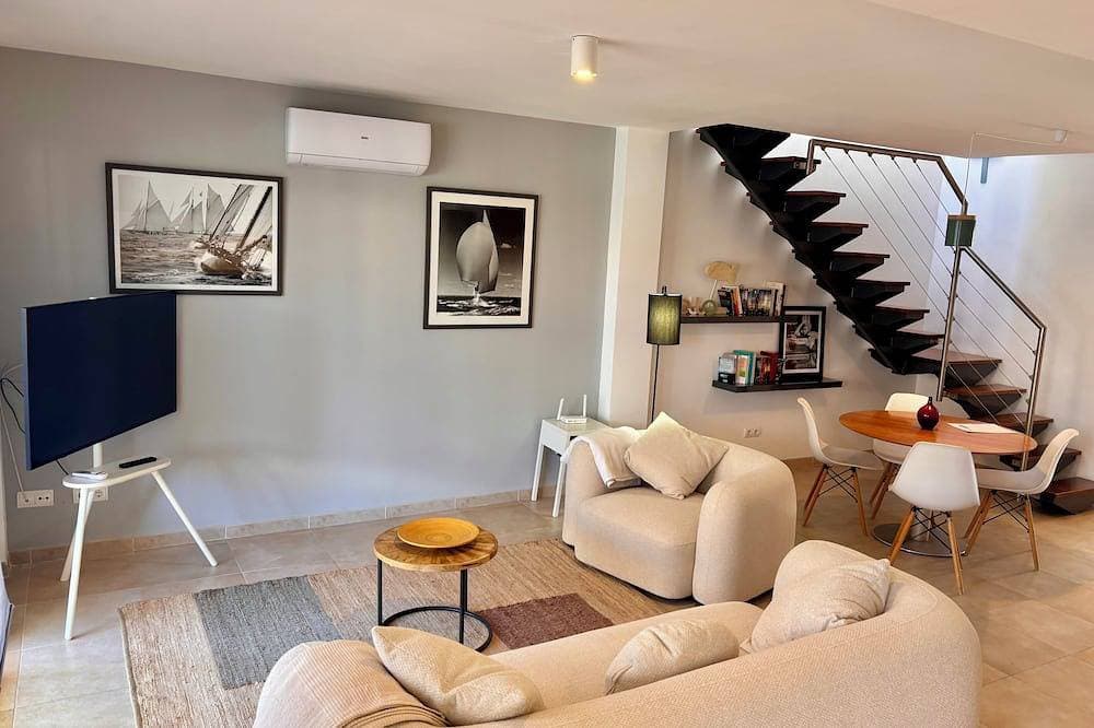 Foto 6 von 30: Dachgeschoss: private Terrassen, Wlan , Klima, Tvsat