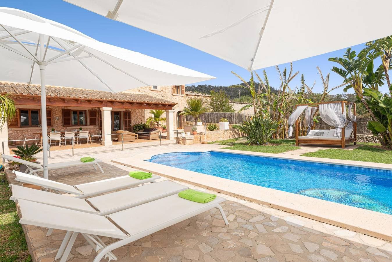 Foto 2 von 30: Can Lliganya - Rustikale Villa mit privatem Pool und kostenloses W-Lan