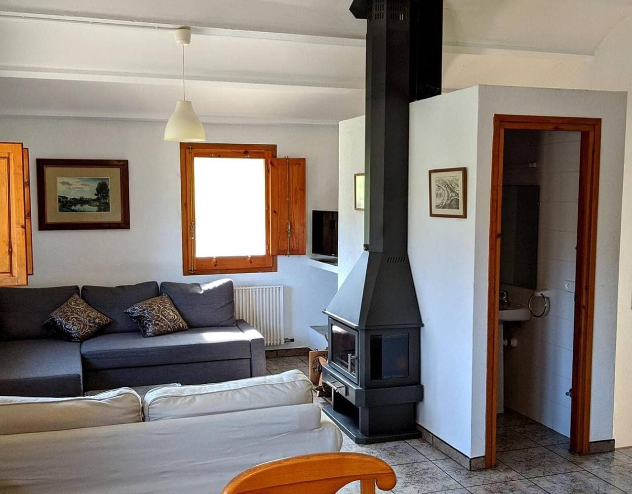 Foto 8 von 21: Finca 'Mas El Carrer - Baixos' mit Bergblick, Gemeinschaftspool und Wi-Fi