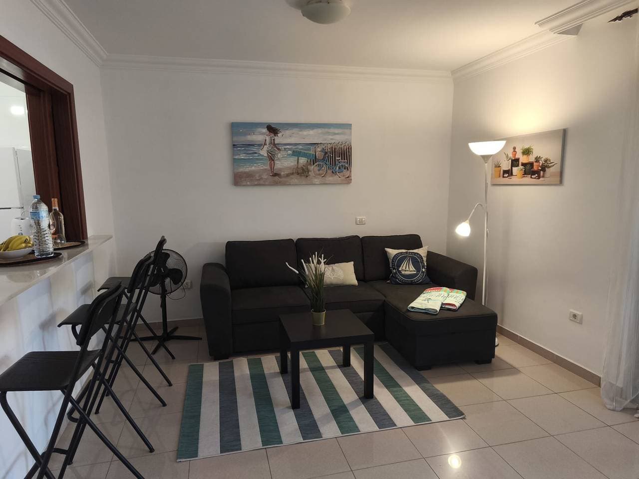 Foto 4 von 17: Ferienwohnung 'Ático Los Seres' mit Meerblick, privater Terrasse und WLAN