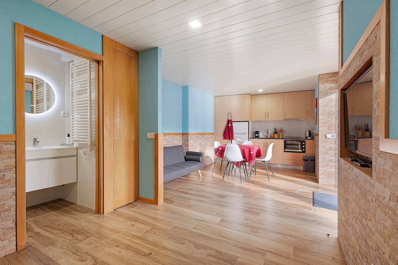 Foto 4 von 18: Studio-Apartment 'Casa Miradouro Fafião' mit Bergblick, privatem Pool und WLAN