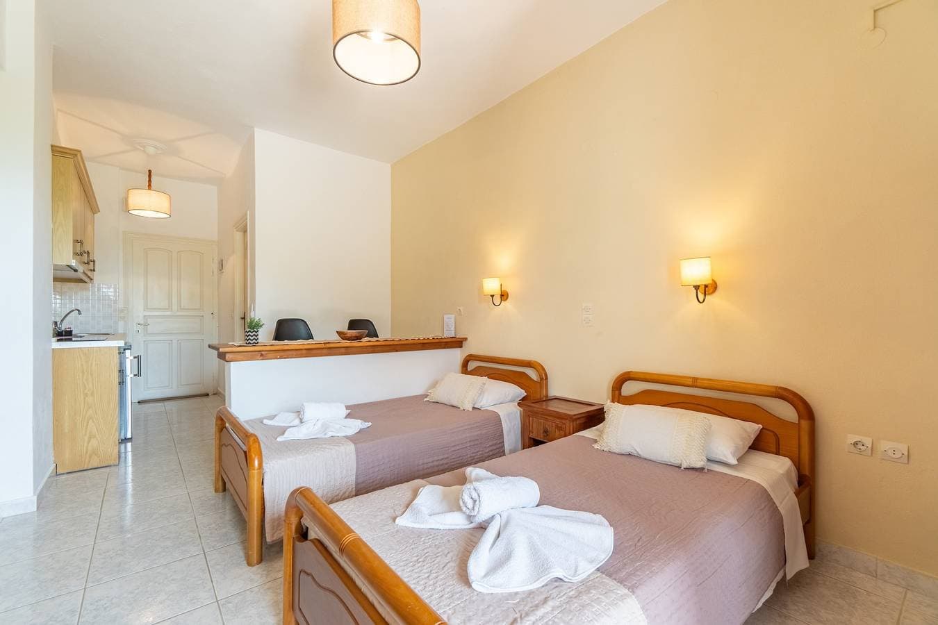 Foto 10 von 36: Einzimmerapartment 'Standard' mit Meerblick, WLAN und Klimaanlage