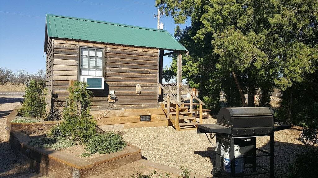 Foto 5 von 10: Die Roadrunner Tiny Cabin im Palo Duro Canyon