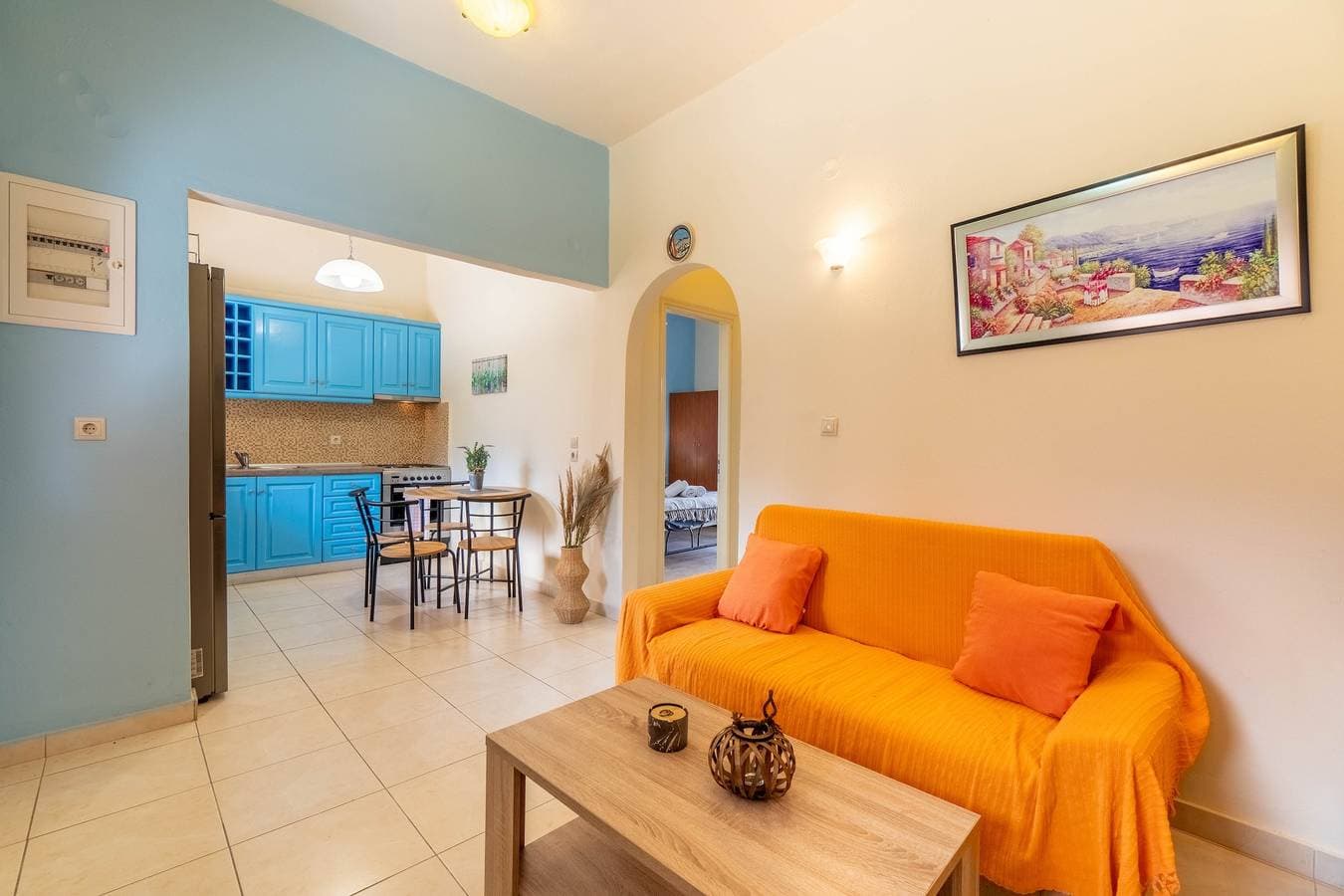 Foto 8 von 27: Ferienwohnung 'Nikos Seaside' mit Meerblick, WLAN und Klimaanlage