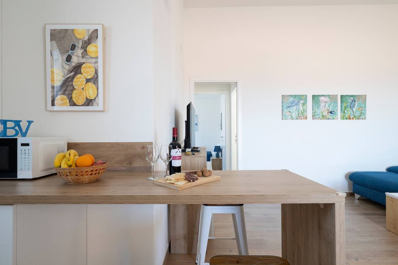 Foto 9 von 29: Privates Apartment mit spektakulärem Meerblick in La Caletta, Sardinien – 2 Schlafzimmer, 3 Betten