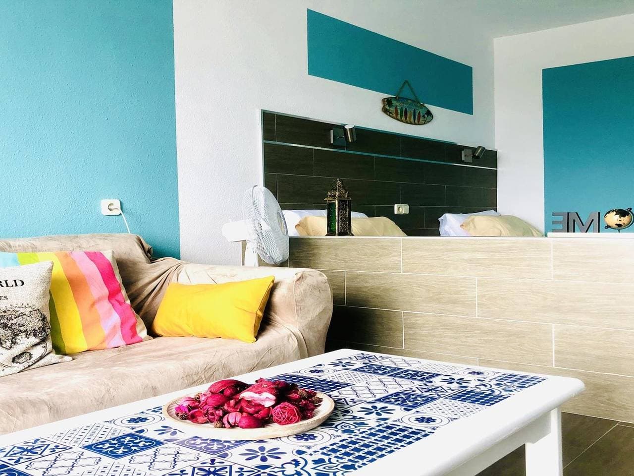 Foto 6 von 25: Gemütliches Studio in Morro Jable mit super Wifi und Terrasse