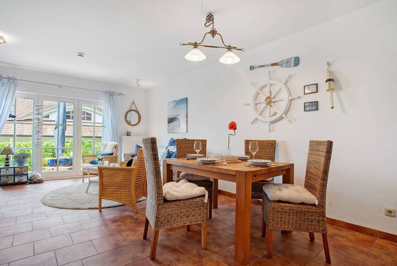 Foto 5 von 25: Ferienwohnung 'Fewo Yachthafenblick Nr 5' mit Meerblick, privater Terrasse und WLAN