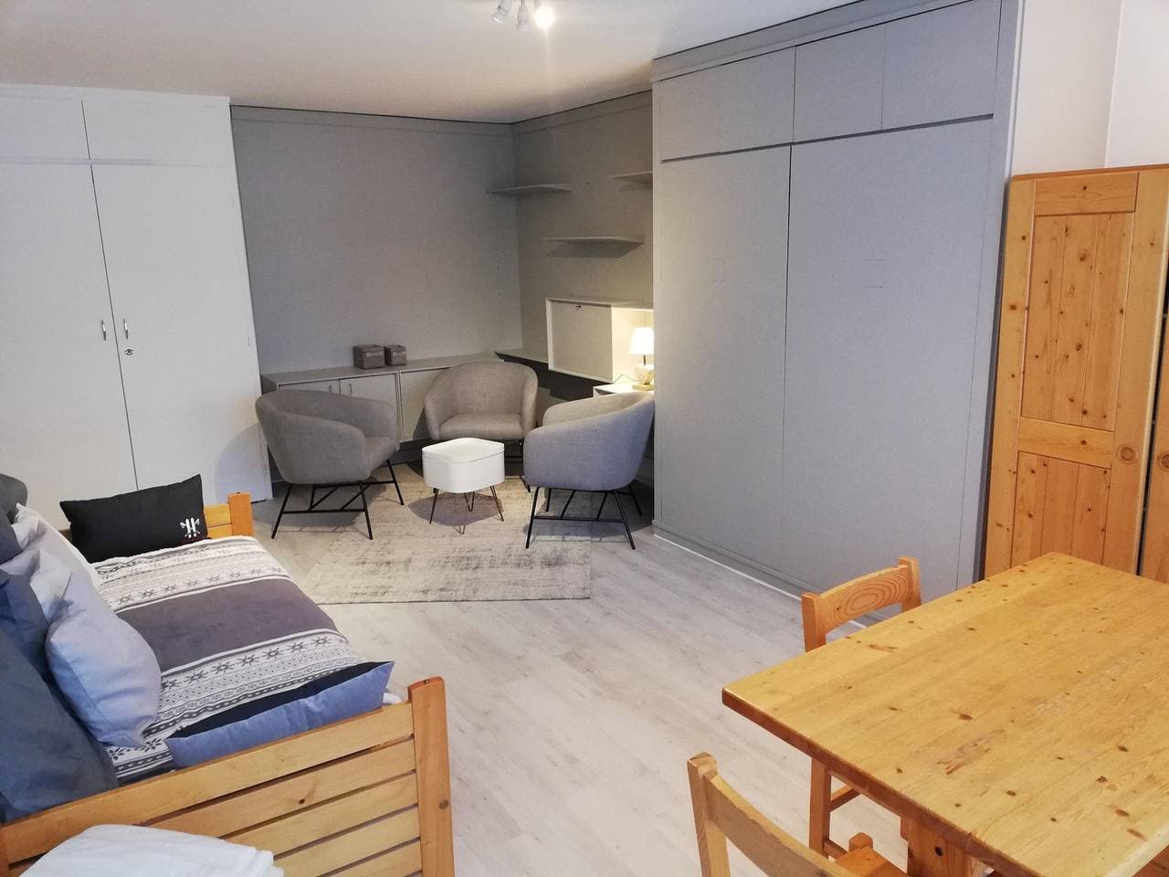 Foto 2 von 16: Ski-In Studio mit Parkplatz in Courchevel