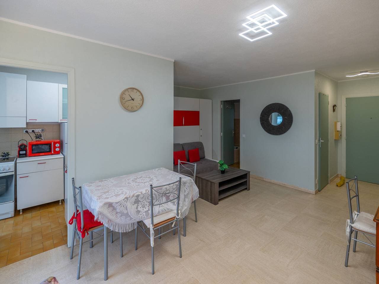Foto 6 von 17: Klimatisiertes Studio, ruhig, Zentrum Menton, Terrasse