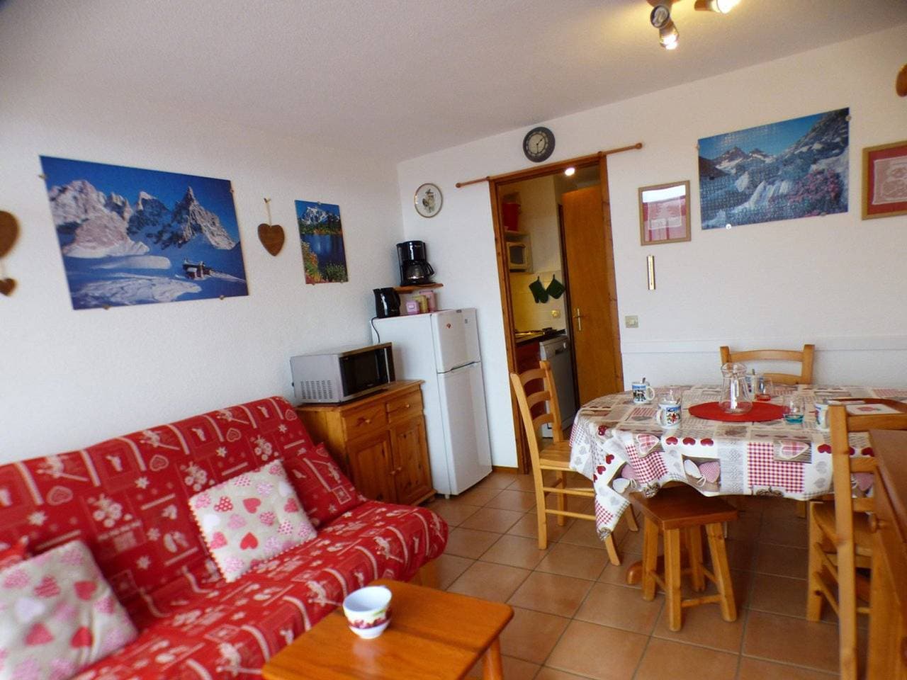 Studio Kabine Les Saisies 4 Pers, nahe Pisten 1