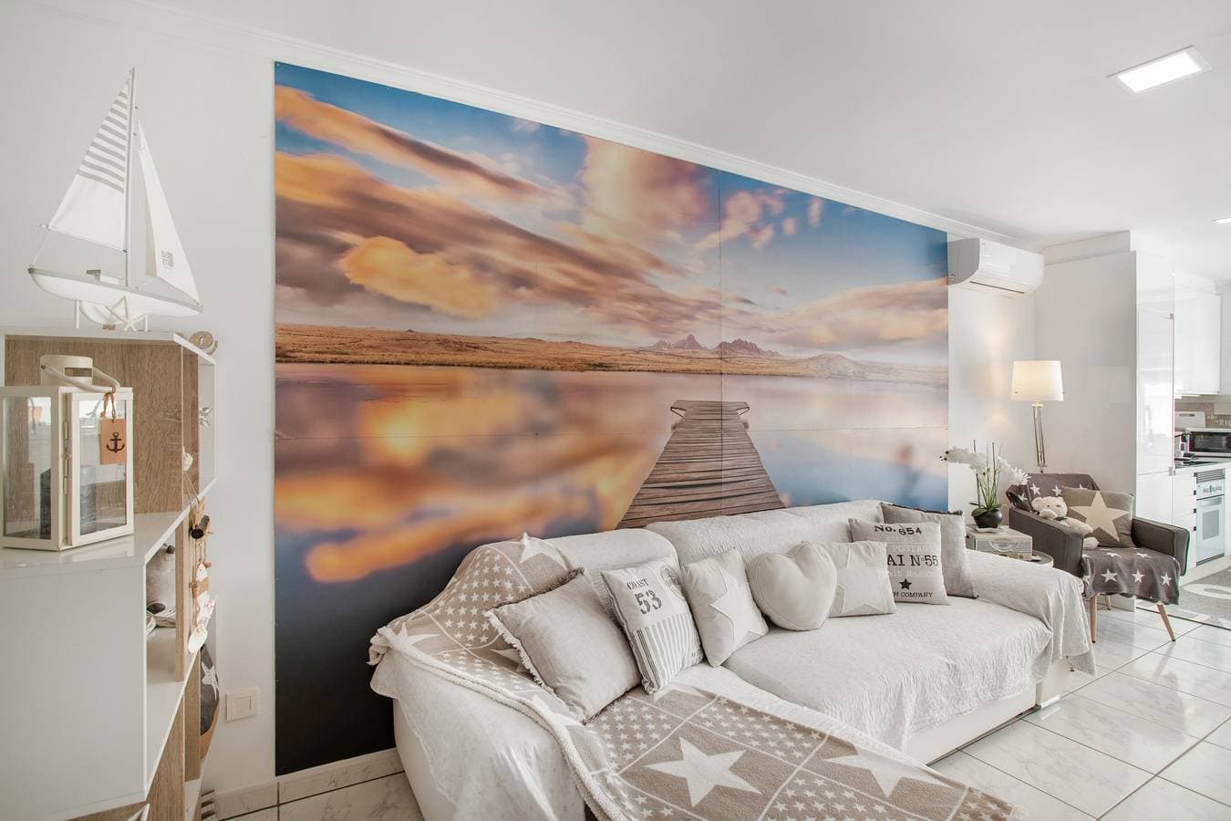 Foto 2 von 31: Ferienstudio 'Estrella Del Mar Amazing Loft Casa' mit Bergblick