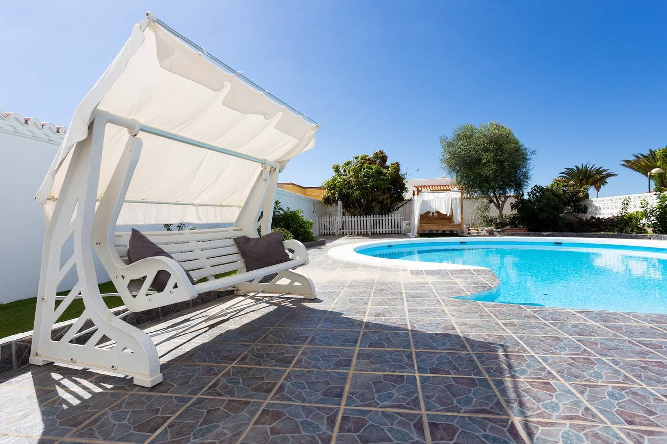 Foto 12 von 36: Bungalow Palm Mar mit Privat-Pool, Garten und gratis W-Lan
