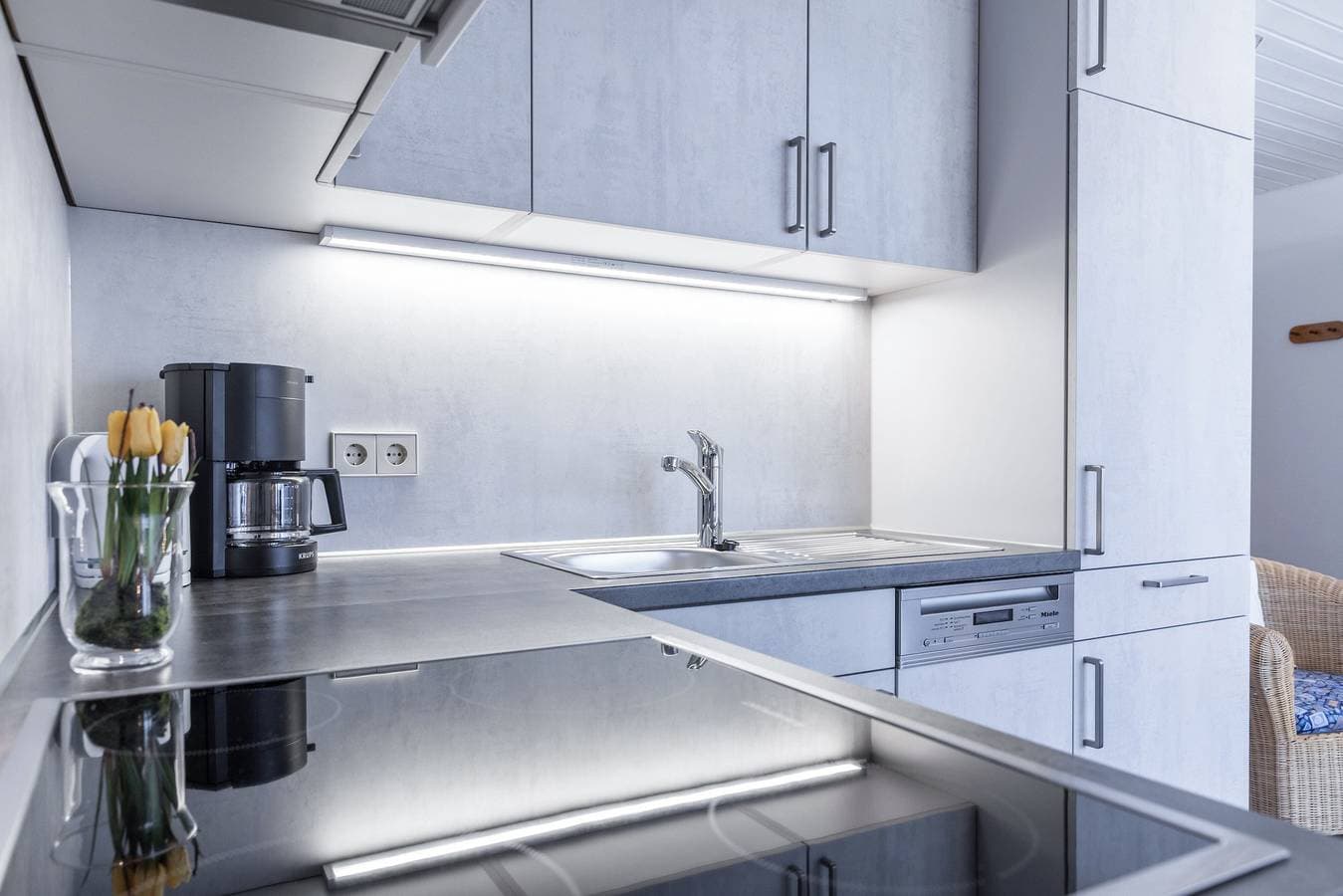 Foto 12 von 15: Einzimmerwohnung "Baur Nr. 2" mit Wlan und Balkon; Parkplatz vorhanden