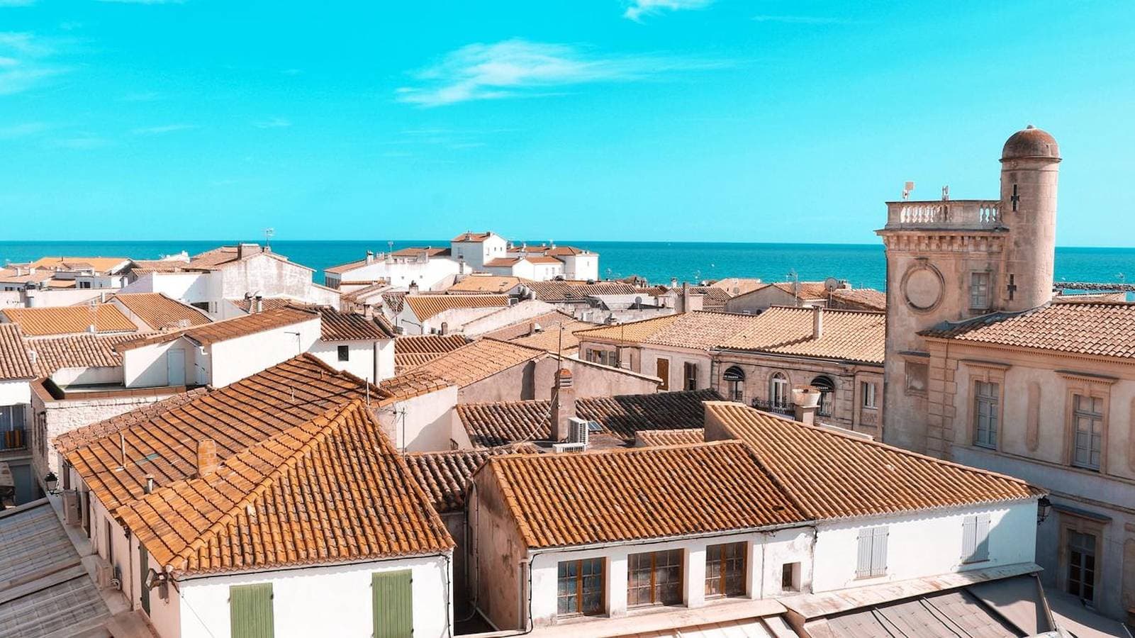 Foto 10 von 12: Charmante Wohnung in Saintes-Maries-de-la-Mer, 44 qm, Balkon