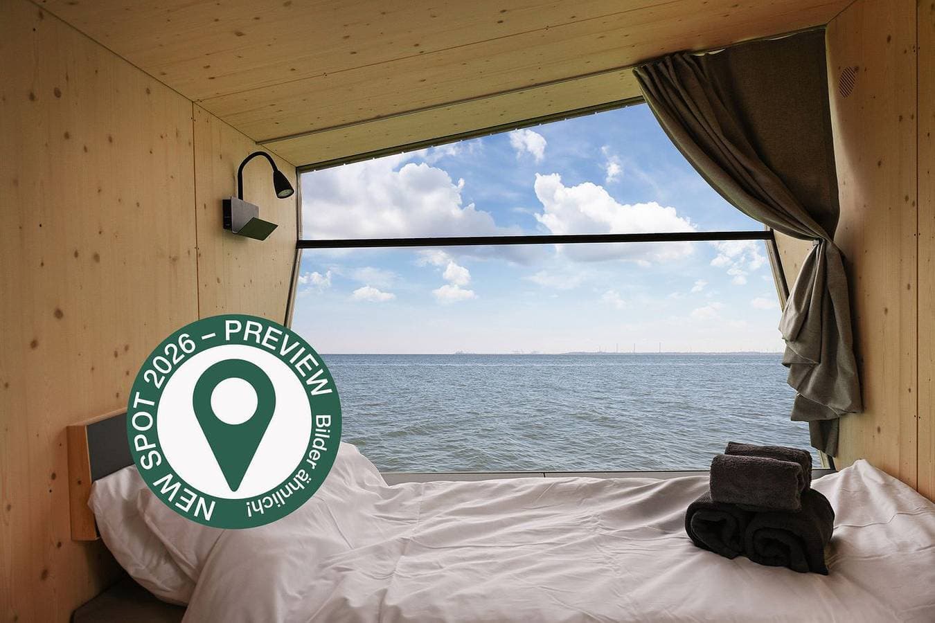 Naturnahes Sleep Space Off-Grid von Green Tiny Houses mit Nordseeblick 1