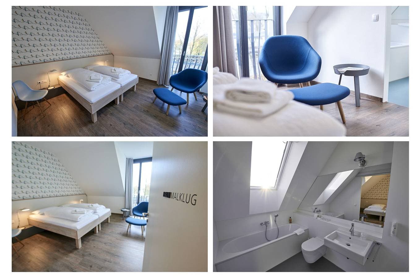 Foto 4 von 39: Radhotel und Einkehr am Gleis - Team Mehrbettzimmer, Etagendusche/Etagen Wc, Og