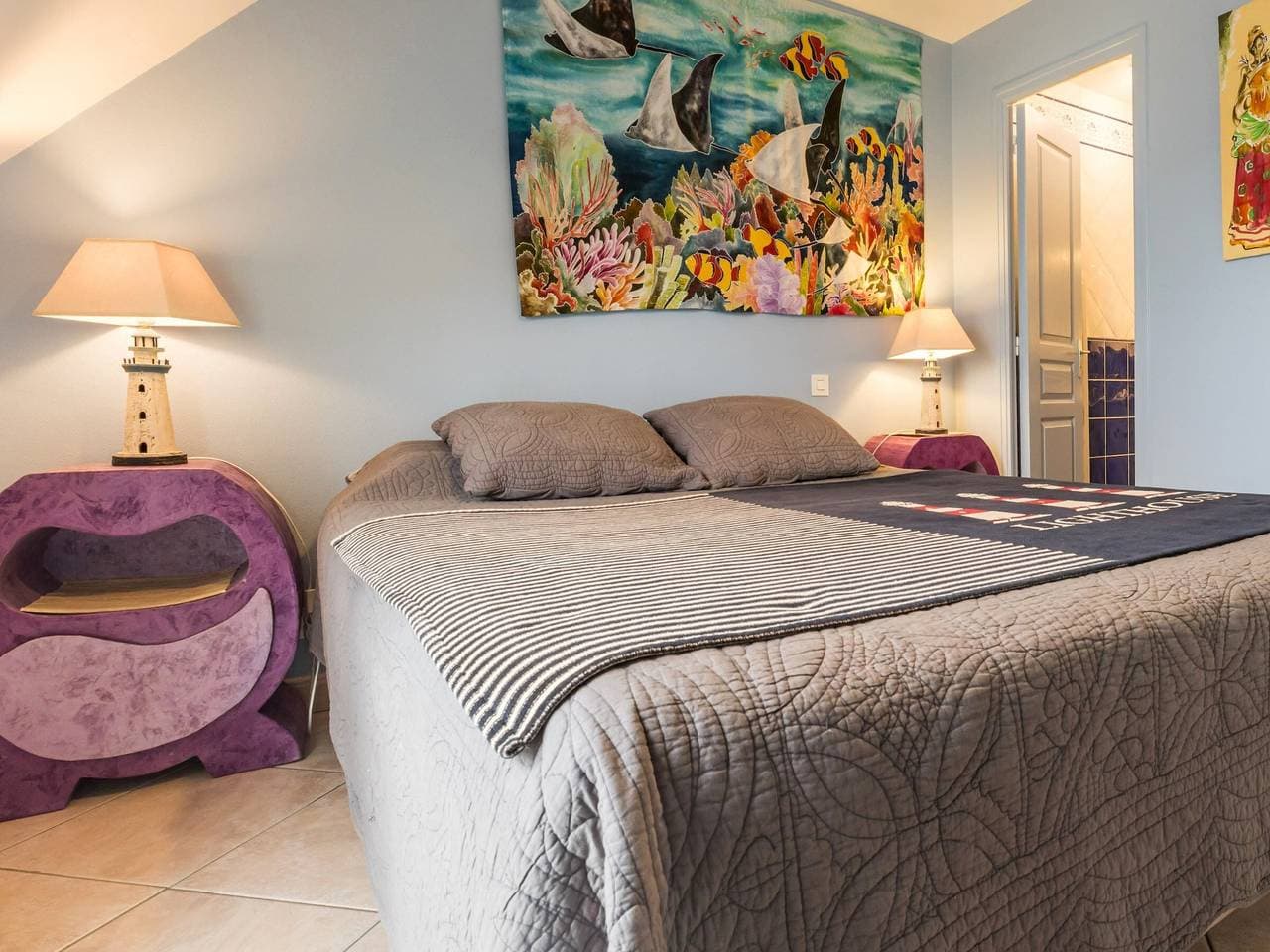 Foto 7 von 12: Familienwohnung mit Parkplatz, Meerblick-Balkon, nahe am Strand