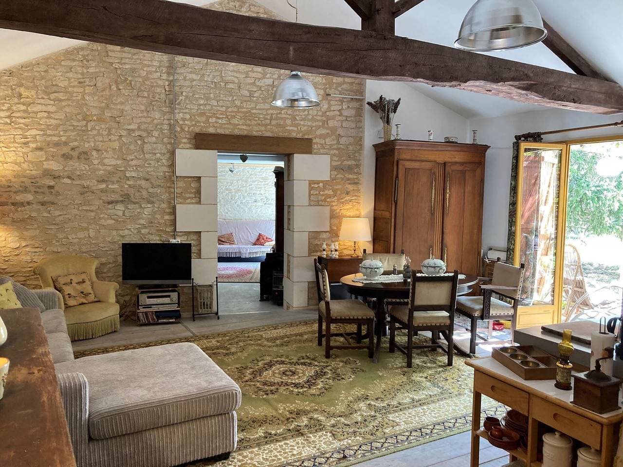 Foto 4 von 29: Ländliches Ferienhaus in Saint-Jean für 4 mit Pool