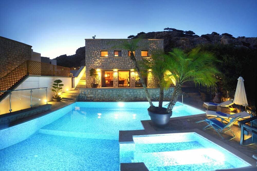 Foto 8 von 8: Executive Rhodes Villa | Villa Althea | Villa mit 2 Schlafzimmern und Meerblick | Pefkos